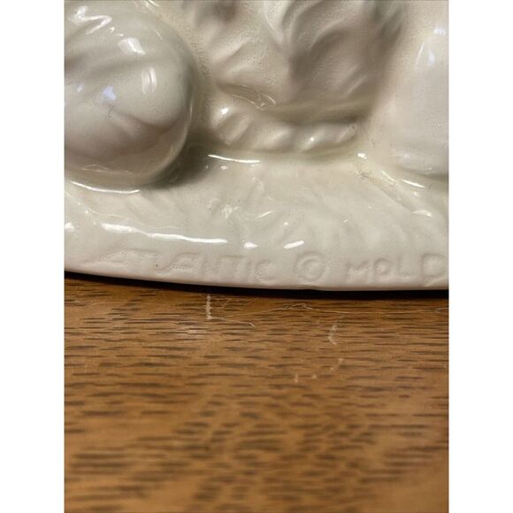 Vintage Atlantic Mold‎ Lot 1 PC Nativity Camel White Ceramic - Picture 5 of 9